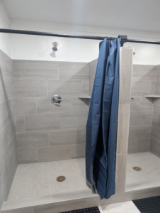 Men's Shower Rooms at The Phoenix House of Tuscaloosa